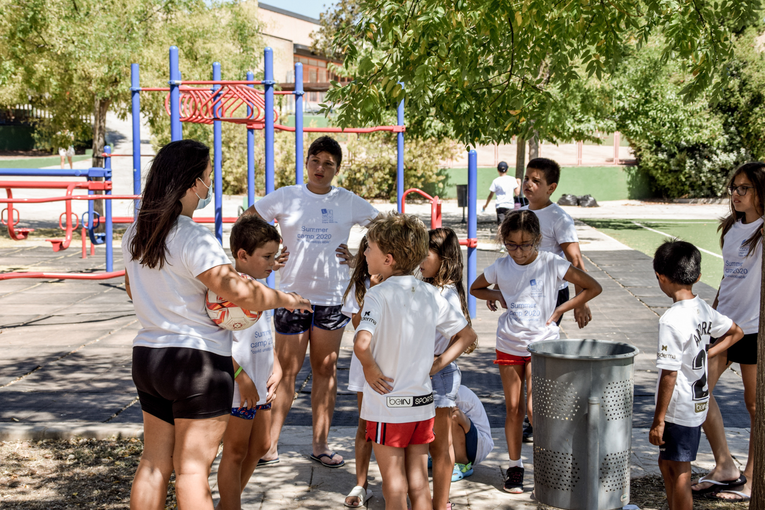 campus de fútbol para niños e inmersión lingüística